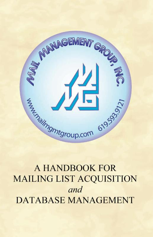 Handbook for Mailing List Acquisition & Data Base Management